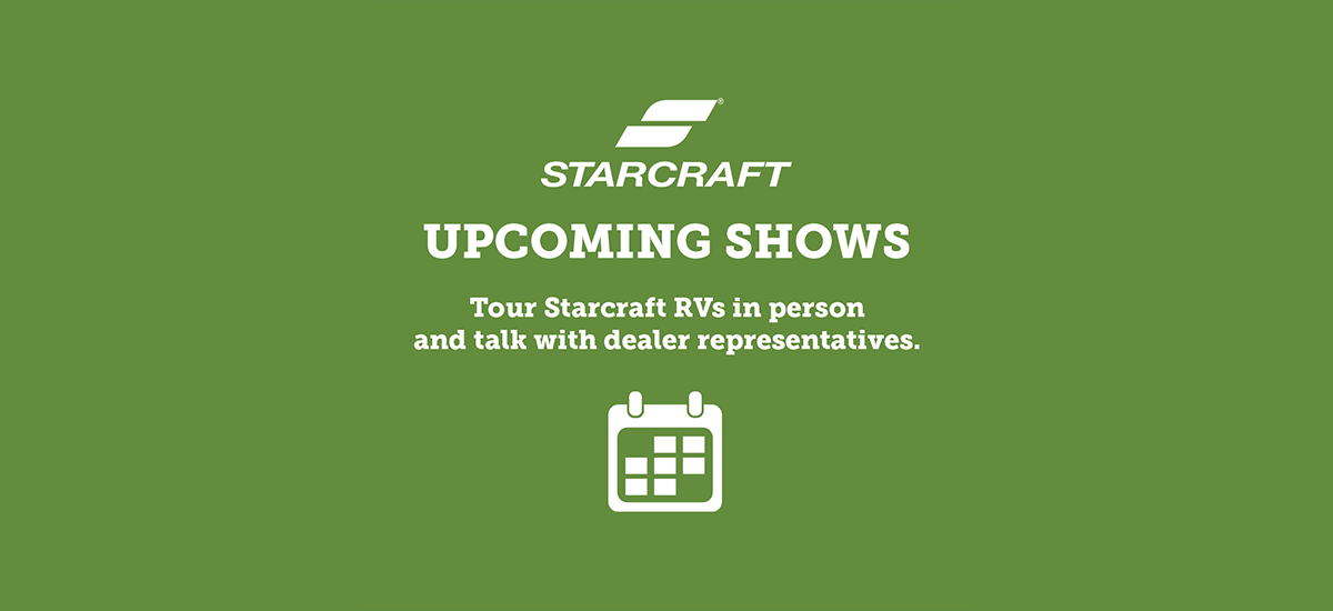 Starcraft RV 2023 Shows and Events