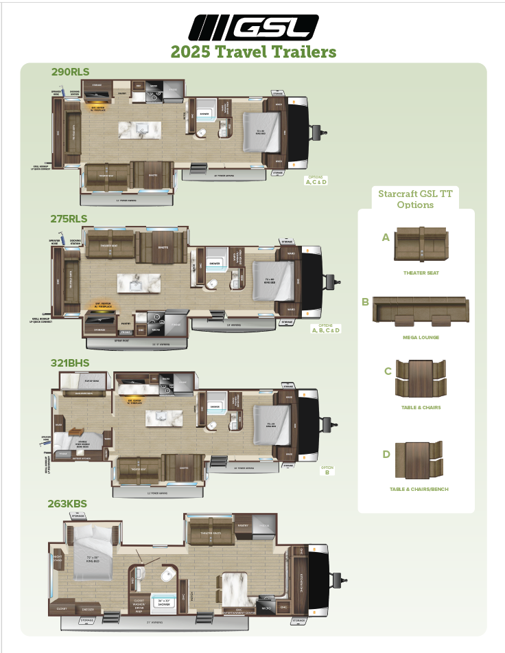 2025 GSL Travel Trailer