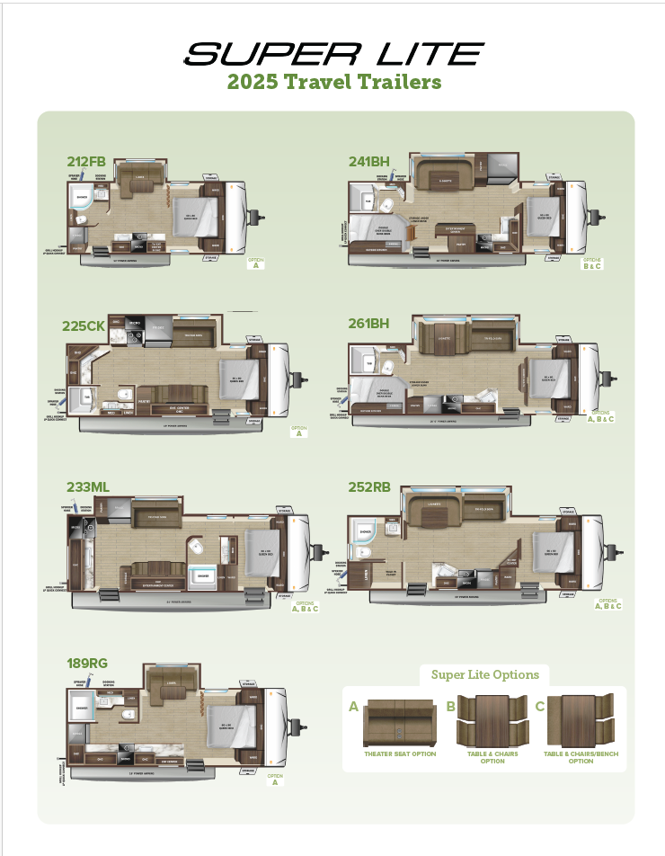 2025 Super Lite Travel Trailer