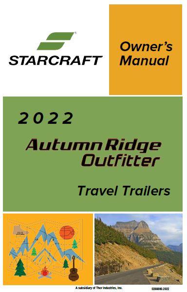 2022 Autumn Ridge Owner's Manual